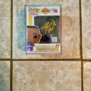 Authentic Russel Westbrook Signed Funko Pop NBA Figure